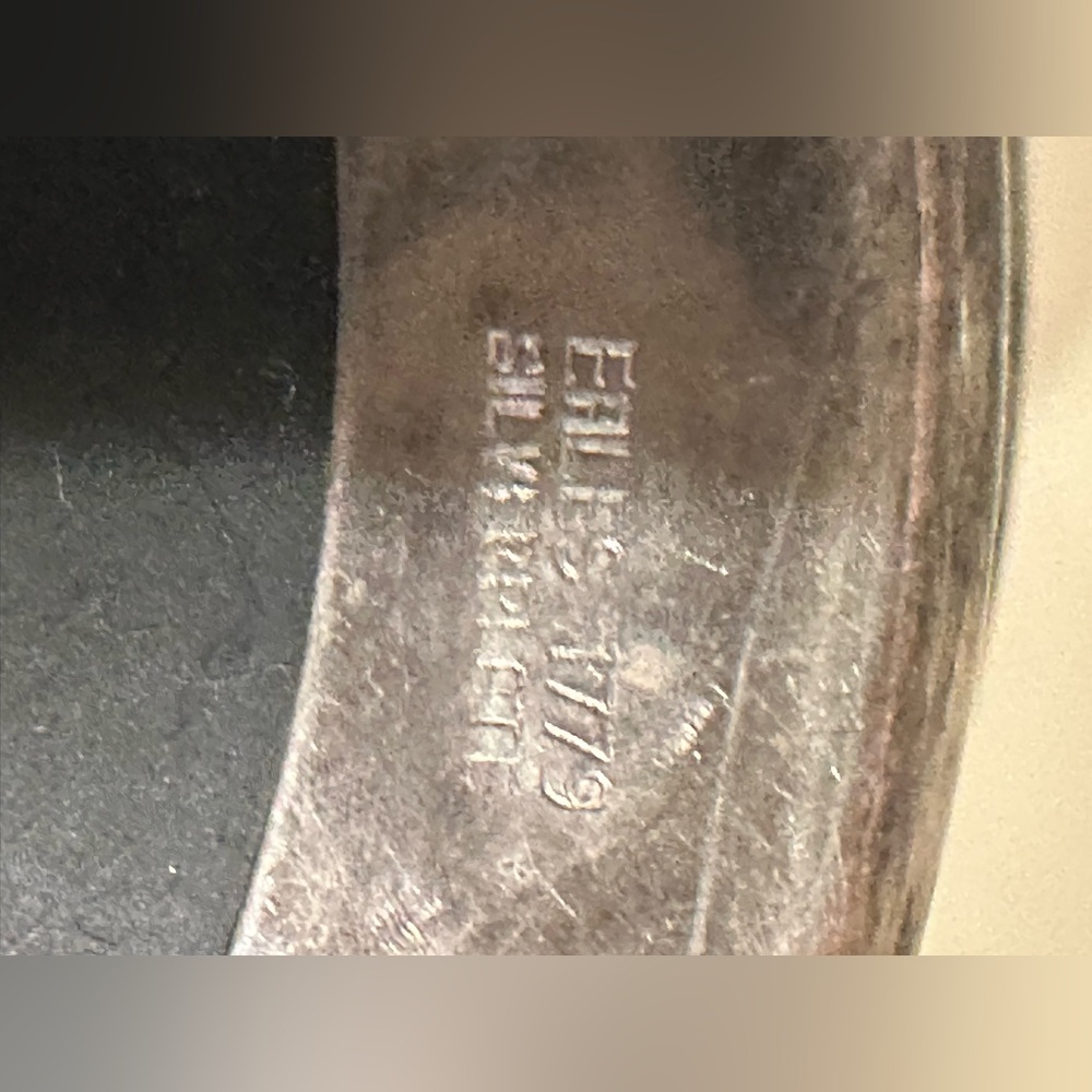 Vintage EALES 1779 Handmade Silverplate Italy Champagne Wine Coaster Tray Holder - Picture 5 of 6